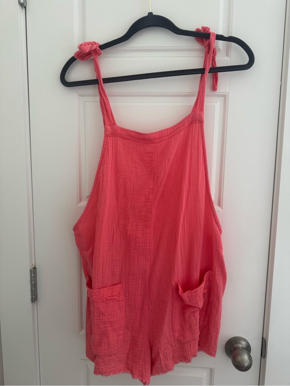 Billabong Coral Tie-Shoulder Swim Coverup Romper